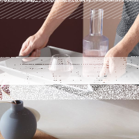 FREEFORM Wende Tabletts / Tischsets  mit zwei farbigen Seiten