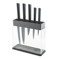 COLORI®+ Set Messer graphit & Block Vision 6-teilig