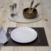 Platzset 40 x 30cm schokobraun / creme