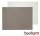 Platzset 40 x 30 cm taupe / weiß