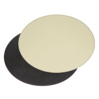 Platzset oval 45 x 34 cm schokobraun / creme