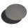 Platzset oval 45 x 34cm grau / schwarz