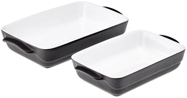 Auflauf & Servierform eckig 31 x 10 cm „Schiefer“