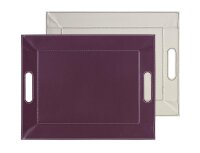 Wendetablett Pflaume / Elfenbein - 45 x 35cm