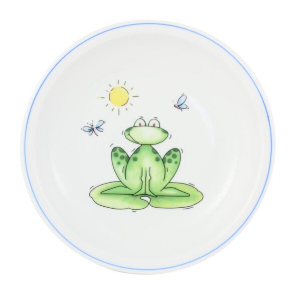 Teller flach 20 cm Frosch