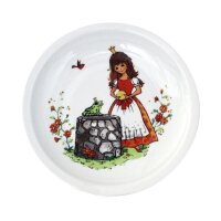 Kinder Teller tief 20 cm Froschkönig