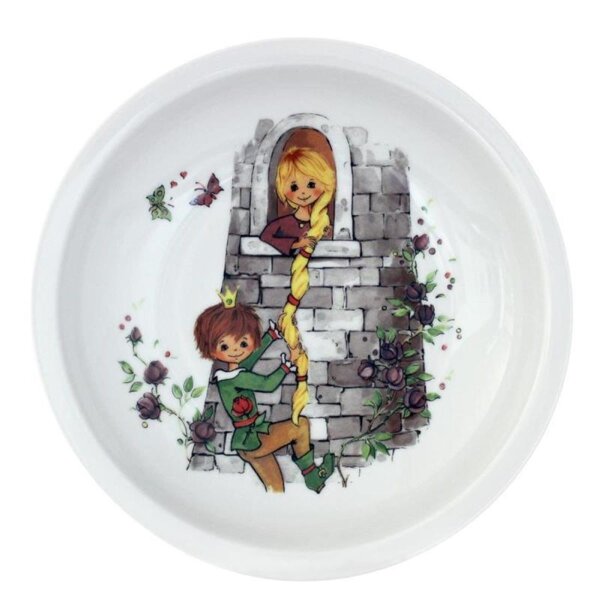 Kinder Teller tief 20 cm Rapunzel