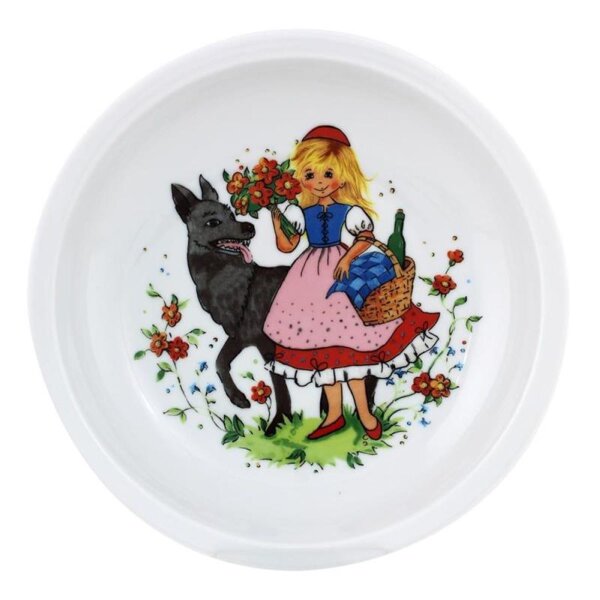 Kinder Teller tief 20 cm Rotkäppchen