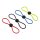 Elastische Schnellverschlüsse 4er-Set Standard Farben