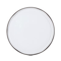 CARACTERE FLACHER TELLER 28 cm Kumuluswolke weiss