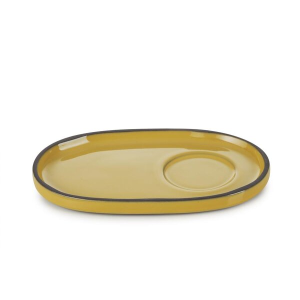 CARACTERE UNTERTASSE 13,5 x 8,3 x 1,2 cm Kurkuma