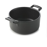 KASSEROLLE OHNE DECKEL 20 cl RUND Gusseisenoptik