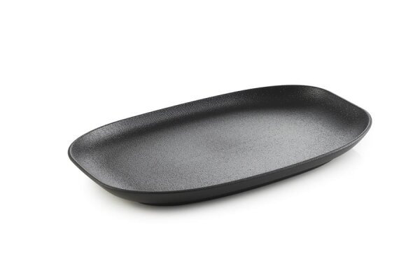 CLUB TELLER/ PLATTE/ SERVIERPLATTE 29 cm in gusseisener Optik