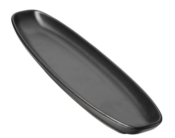 CLUB PLATTE/ SERVIERPLATTE SCHMAL in gusseisener Optik