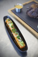 CLUB PLATTE/ SERVIERPLATTE SCHMAL in gusseisener Optik