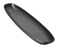 CLUB PLATTE/ SERVIERPLATTE SCHMAL in gusseisener Optik