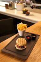 BURGER & STEAKETELLER Matt schiefer style 20 x 33 cm