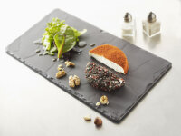 SERVIERPLATTE universal 30  x 16 cm rechteckig schmal Matt schiefer