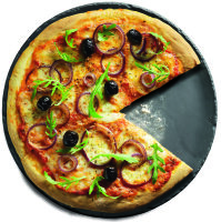 STEAKTELLER RUND 32 cm Matt schiefer style