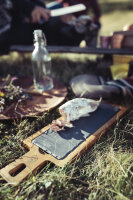 STEAK SERVIERPLATTE 30 x 11 cm RECHTECKIG Matt schiefer