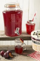 VINTAGE Bügelverschluss Getränkespender 5 Liter