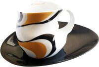 Luigi Colani Porzellan Kaffee - Cappuccino Tasse wave...