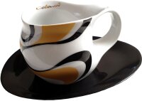 Luigi Colani Porzellan Espresso Tasse mit Untertasse wave...