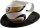 Luigi Colani Porzellan Espresso Tasse mit Untertasse wave gold black