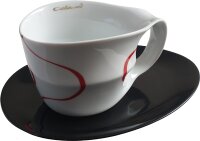 Luigi Colani Porzellan Jumbotasse 2 tlg. loop red