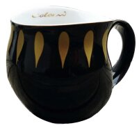 Colani Kaffeebecher black & drops Gold