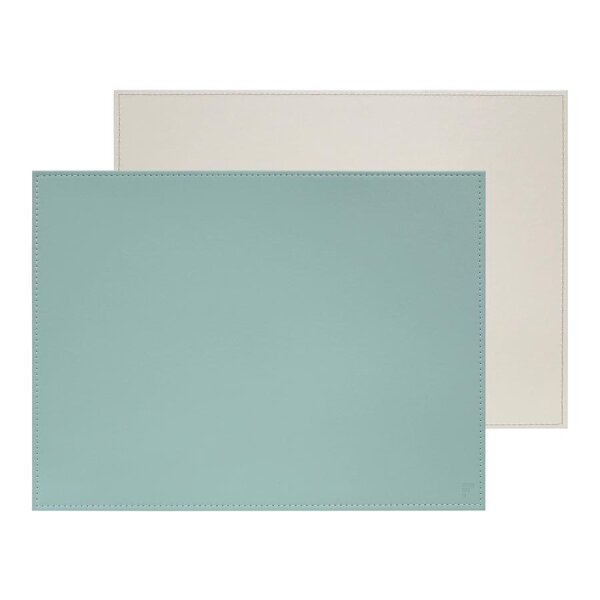 Platzset 40 x 30cm mint / grau