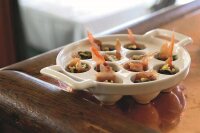 SCHNECKENPFANNE (für 12 Schnecken) Weiss