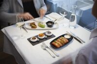 CLUB TELLER/ PLATTE/ SERVIERPLATTE 36 cm x 15 cm Weiss