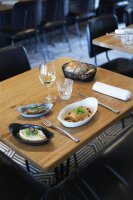 GRATINSCHUESSEL, OVAL, MIT GRIFFEN Weiss 40 cl