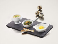 MINIATUR EIERPFANNE Weiss