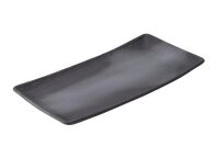 ARBORESCENCE RECHTECKIGER TELLER 30x15 cm Lakritze