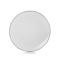 EQUINOXE FLACHER TELLER/BROTTELLER 16 cm Weiss Kumulus