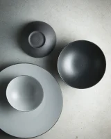 EQUINOXE SUPPENSCHÜSSEL/COUPTELLER 19CM Gusseisener optik