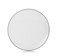 EQUINOXE FLACHER TELLER/DESSERTTELLER 21,5 cm Weiss Kumulus