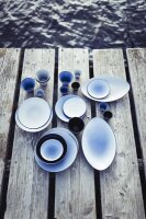 EQUINOXE SERVIERTELLER 35 cm Gusseisener optik