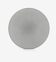 EQUINOXE FLACHER TELLER 24 cm Pfeffer