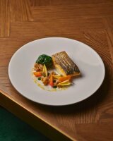 EQUINOXE FLACHER TELLER 24 cm Weiss Kumulus