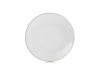 EQUINOXE FLACHER TELLER 26 cm Weiss Kumulus