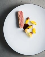 EQUINOXE FLACHER TELLER 26 cm Weiss Kumulus