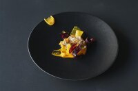 EQUINOXE FLACHER TELLER/PLATZTELLER 31,5 cm Gusseisener...