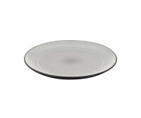 EQUINOXE FLACHER TELLER FÜR DIM SUM 22 CM Pfeffer