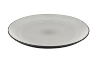 EQUINOXE FLACHER TELLER FÜR DIM SUM 22 CM Pfeffer