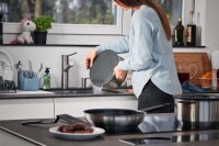 Smart & Compact Abgiesssieb/Spritzschutz