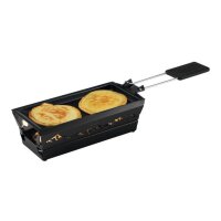Raclette Set Mini Alpenglühen schwarz mit Schabern...