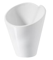 POMMESTÜTE  KEGEL MINI 6 cm Weiss